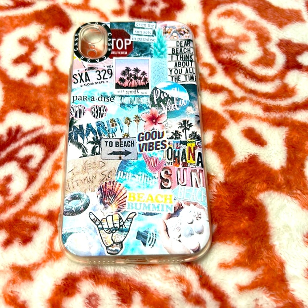 iPhone XR case college summer